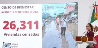 Avances de atención a damnificados por inundaciones en cinco estados