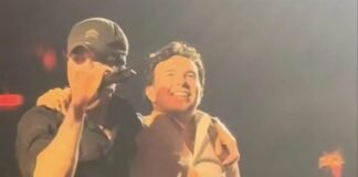 El ‘Palomazo’ de Checo Pérez con Enrique Iglesias termina en reverencia