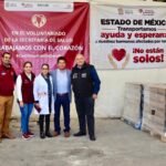 Edomex dona 72 mil medicamentos para población afectada en Hidalgo