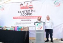 Senado instala Centro de Acopio para apoyar a damnificados por lluvias