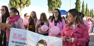 Zempoala: Caminata rosa en apoyo a la lucha contra el cáncer de mama