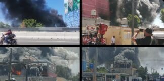 Incendio en fábrica de colchones en Ecatepec afecta a la México-Pachuca