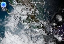 Alerta por posible formación de ciclón tropical Priscilla en el Pacífico