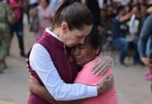 Sheinbaum garantiza atención total a familias damnificadas en Veracruz