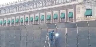 Resguardan Palacio Nacional ante marcha de la Generación Z