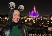 Katy Perry celebra Acción de Gracias en Shanghai Disneyland