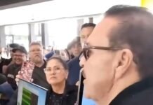Julio Preciado protagoniza altercado con empleados de Volaris en Tijuana