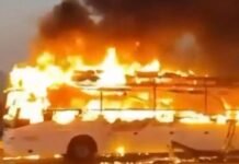 Autobús turístico se incendia en el Arco Norte; pasajeros evacuan a tiempo