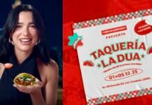 Taquería “Dua”, espacio que la cantante británica abrirá en México