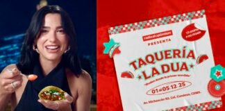 Taquería “Dua”, espacio que la cantante británica abrirá en México