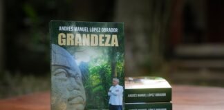 AMLO reaparece para presentar su nuevo libro Grandeza