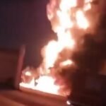 Explota tractocamión con dos pipas ensambladas en Atotonilco de Tula