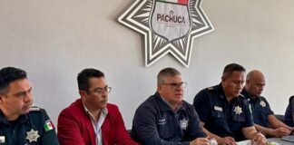 Refuerzan seguridad en plazas comerciales de Pachuca ante el Buen Fin
