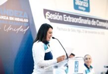 Asume Juana María Márquez dirigencia de Nueva Alianza Hidalgo
