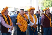 Menchaca continúa supervisión en Tepehuacán y Tlanchinol