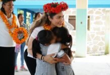 Huejutla: refuerzan alimentación escolar de niños y niñas