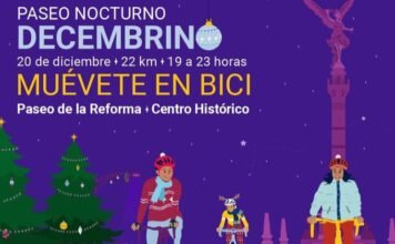 CDMX anuncia Paseo Nocturno Navideño de 22 kilómetros