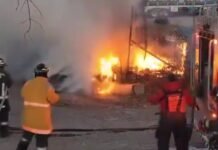 Se incendia recicladora de Misiones de San Francisco Ocotlán