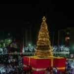 Pachuca se ilumina: magia, luces y nieve para recibir la Navidad