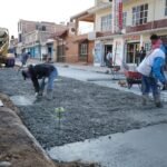 Cuautepec: Avanza 50% la pavimentación de blv. Francisco I. Madero
