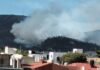 Atienden incendio de pastizal en el cerro San Cristóbal, en Pachuca