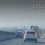 Intensa movilización policial en la autopista México-Pachuca