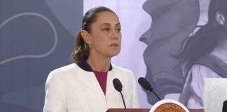 Presume Sheinbaum reducción de 40% en homicidios dolosos