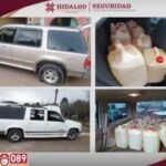 Detiene policía a seis huachicoleros en Acaxochitlán, Hgo