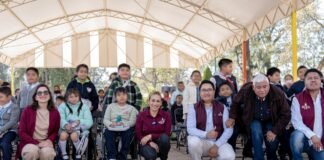 Inauguran comedor escolar en primaria de Santa María Quelites