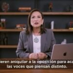 Reforma electoral busca aniquilar a la oposición: Xóchitl Gálvez
