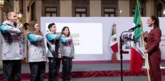 CSP abandera a la delegación mexicana rumbo a Milano-Cortina