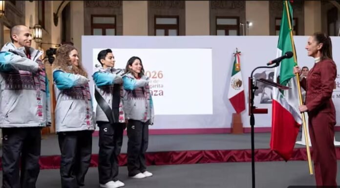 CSP abandera a la delegación mexicana rumbo a Milano-Cortina