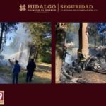 Controlan incendio en cabaña de Mineral del Chico; no hubo lesionados