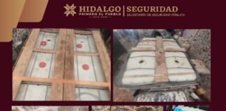 Desmantelan centro ilegal de hidrocarburo y vehículos robados en Alfajayucan