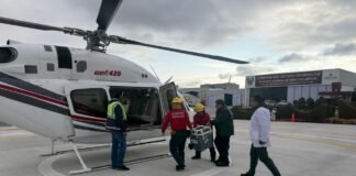 Realizan el primer traslado aéreo de corazón de esta administración