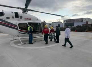 Realizan el primer traslado aéreo de corazón de esta administración