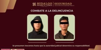 Capturan en Hidalgo a dos presuntos secuestradores y robacoches