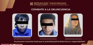 Desmantelan tres puntos de venta de droga en Calnali