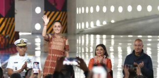Entrega Sheinbaum primera fase de remodelación del AICM