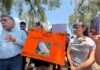 Protestan familias ante la amenaza que existe sobre áreas verdes de Pachuca