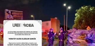 Muere estudiante del ICEA tras accidente de combi en Pachuca