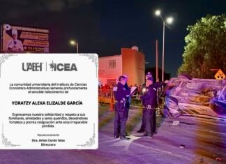 Muere estudiante del ICEA tras accidente de combi en Pachuca