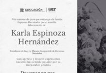 Confirman muerte de Karla Espinoza estudiante de la UTSH