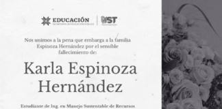 Confirman muerte de Karla Espinoza estudiante de la UTSH
