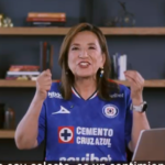 Xóchitl Gálvez celebra campeonato de Cruz Azul