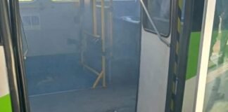 Desalojan a pasajeros por falla mecánica en unidad del Tuzobús