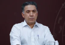 El senador Enrique Inzunza comparece ante la FGR