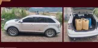 Aseguran 225 litros de hidrocarburo ilegal en Tezontepec de Aldama