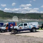 Volcadura deja un muerto y cuatro desaparecidos en la presa Zimapán