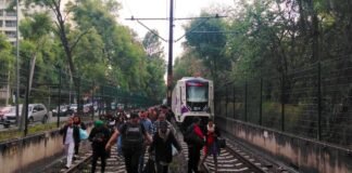 Falla en el Tren Ligero afecta ruta hacia el Estadio Azteca
